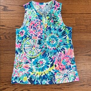 Lilly Pulitzer Floral Sleeveless Top